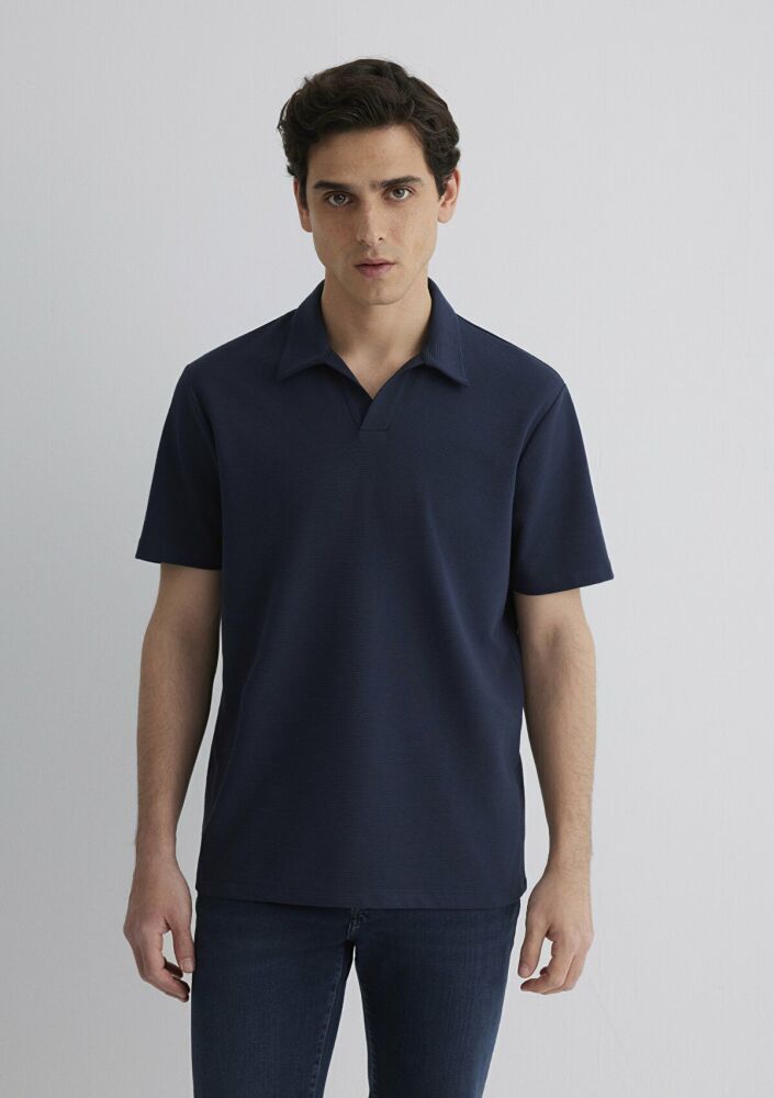 Mavi Lacivert Polo Erkek Tişört 0612618-70490 - 3