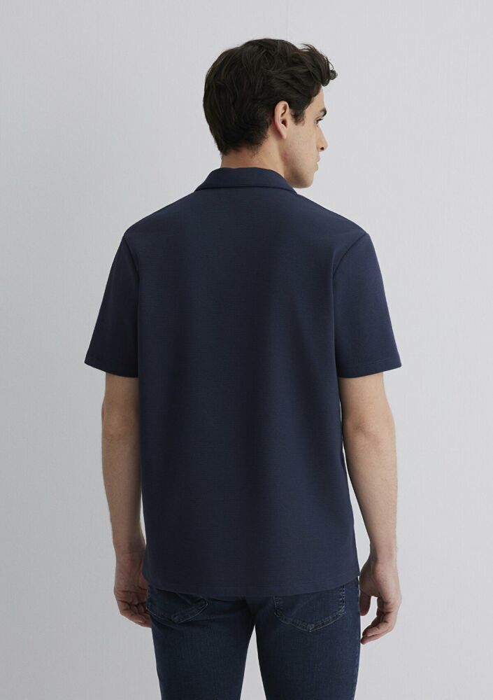 Mavi Lacivert Polo Erkek Tişört 0612618-70490 - 4