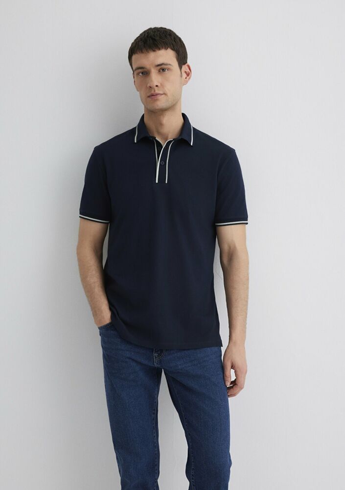 Mavi Lacivert Polo Erkek Tişört 0612648-80872 - 2