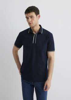 Mavi Lacivert Polo Erkek Tişört 0612648-80872 - 3