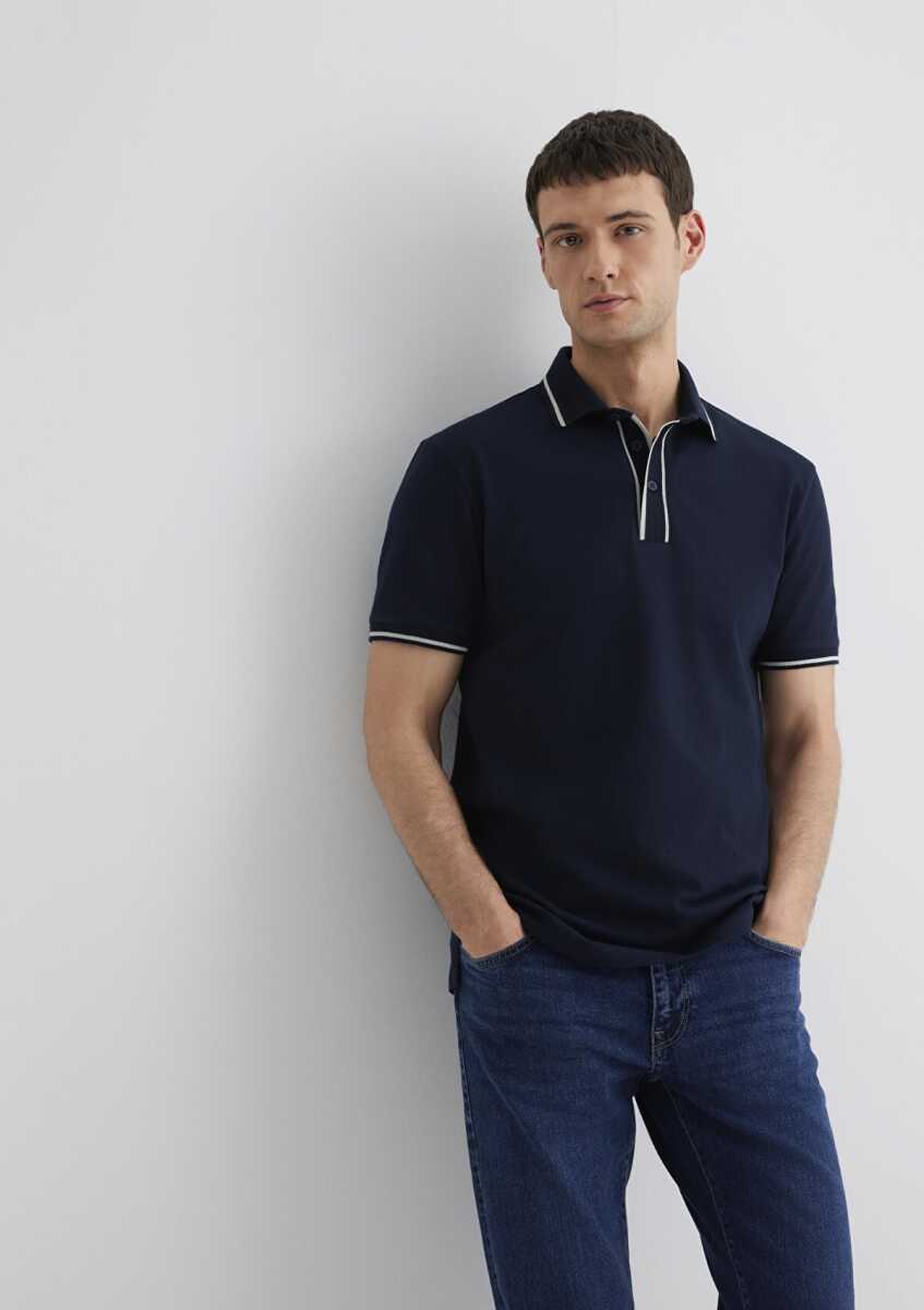 Mavi Lacivert Polo Erkek Tişört 0612648-80872