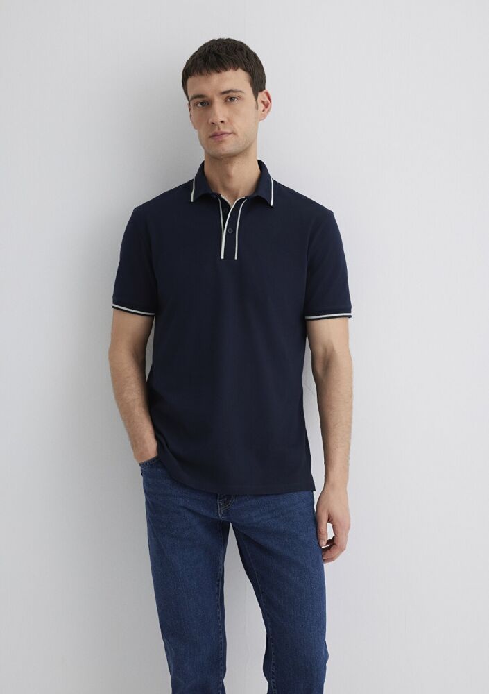 Mavi Lacivert Polo Erkek Tişört 0612648-80872 (1)