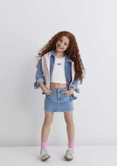 Mavi Laıla Lt Heart Denim Çocuk Jean Etek 7310000-89486 - 1