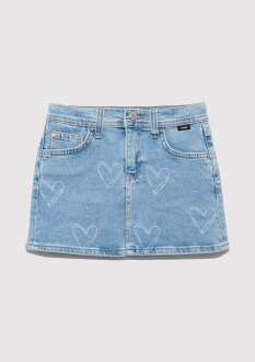 Mavi Laıla Lt Heart Denim Çocuk Jean Etek 7310000-89486 - 3