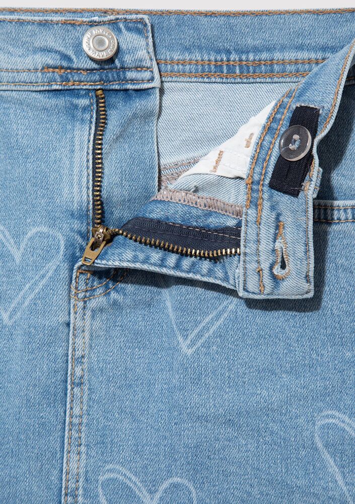 Mavi Laıla Lt Heart Denim Çocuk Jean Etek 7310000-89486 - 5
