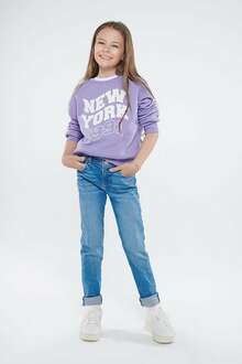Mavi Lara Mid Denim Çocuk Jean 7010133-83814 - 1