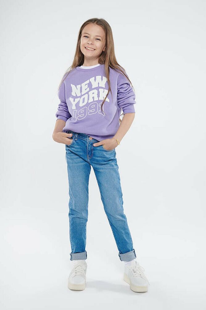 Mavi Lara Mid Denim Çocuk Jean 7010133-83814 - 1