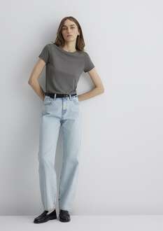 Mavi Leıla Bleached Mavi Premium Baggy Yüksek Bel Kadın Jean Pantolon 1010600-89581 - 1