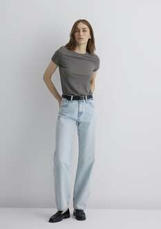 Mavi Leıla Bleached Mavi Premium Baggy Yüksek Bel Kadın Jean Pantolon 1010600-89581 - 2