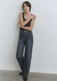 Mavi Leıla Dark Shaded Mavi Premium Kadın Jean Pantolon 1010600-89936 - 2