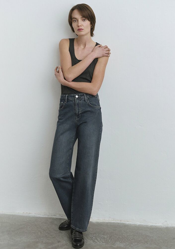 Mavi Leıla Dark Shaded Mavi Premium Kadın Jean Pantolon 1010600-89936 - 2