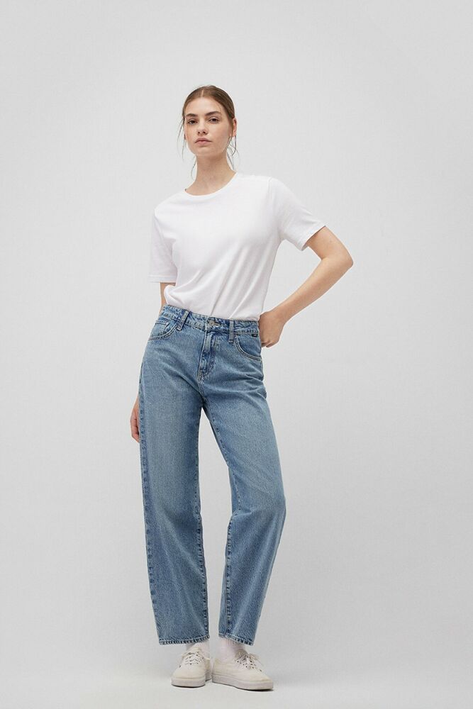Mavi Leıla Mid Blue Denim Kadın Jean Pantolon 1010600-87776 - 2