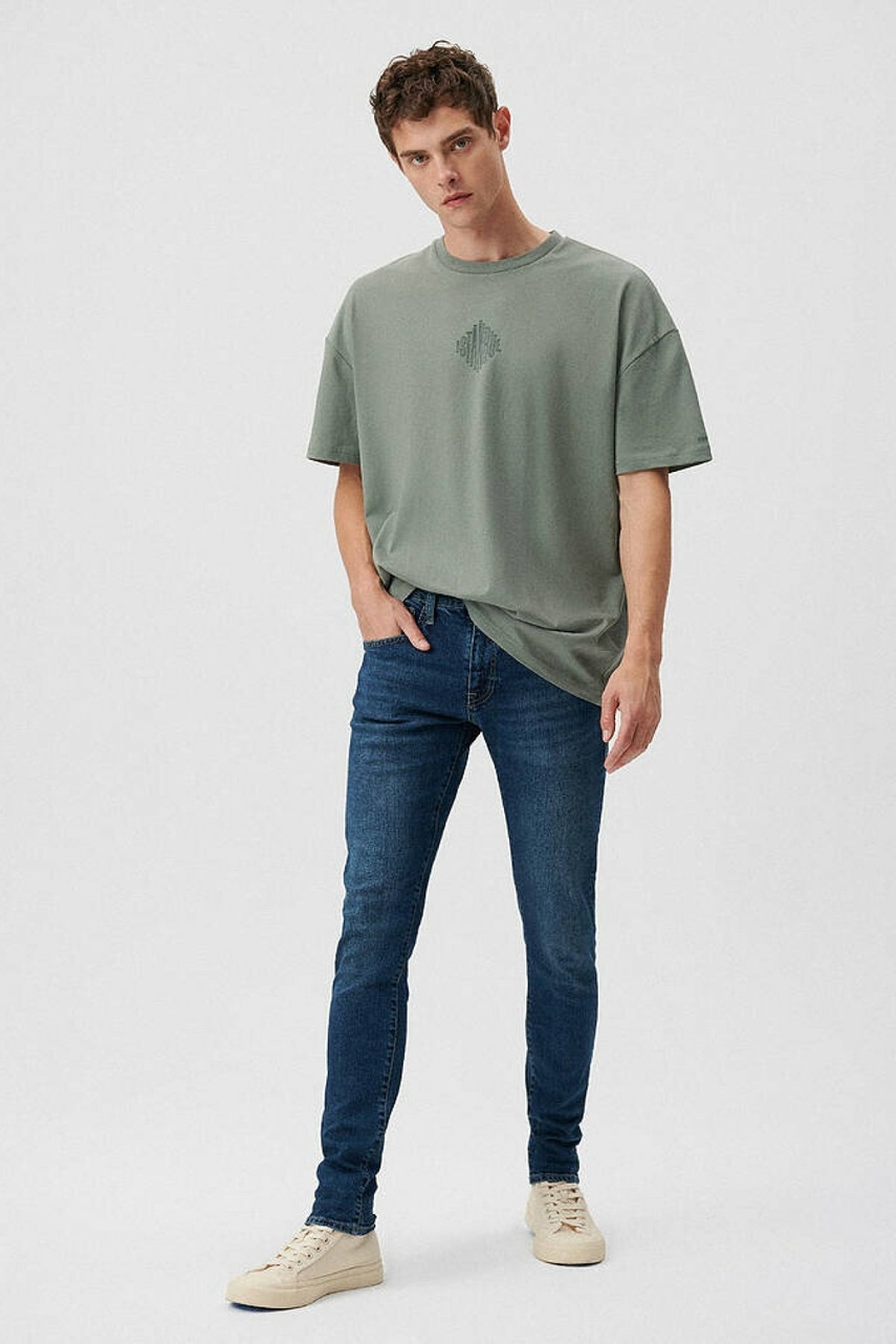 Mavi Leo Dark Vintage College Erkek Jean 0076285626 - 1