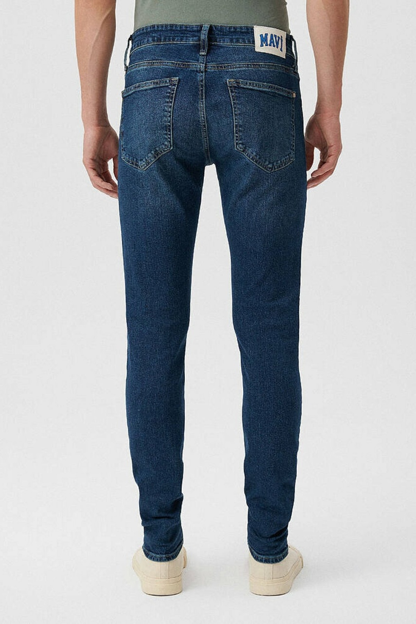 Mavi Leo Dark Vintage College Erkek Jean 0076285626 - 4