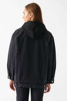 Mavi Lexa Dark Smoke Denım Kadın Jean Ceket 110641-82671 - 4