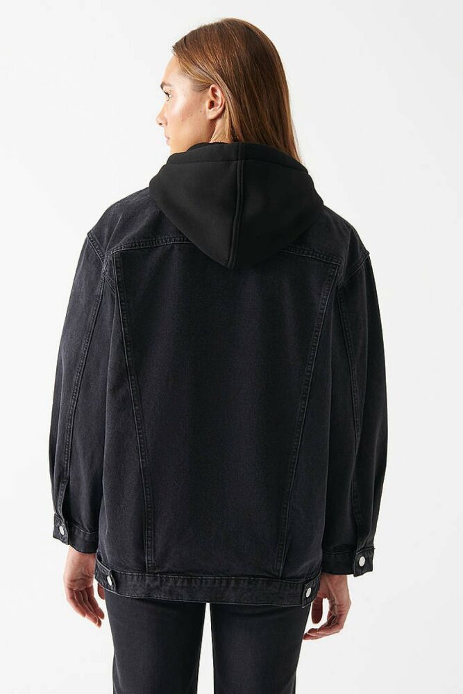 Mavi Lexa Dark Smoke Denım Kadın Jean Ceket 110641-82671 - 4