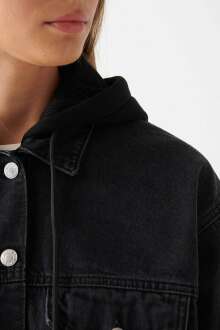 Mavi Lexa Dark Smoke Denım Kadın Jean Ceket 110641-82671 - 5
