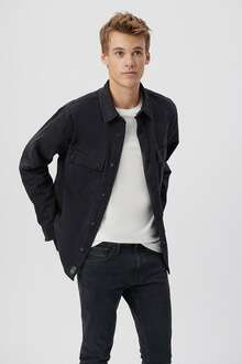 Mavi Logan Black Utility Denim Erkek Jean Gömlek 0210774-85822 - 1