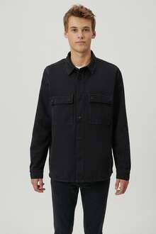 Mavi Logan Black Utility Denim Erkek Jean Gömlek 0210774-85822 - 2