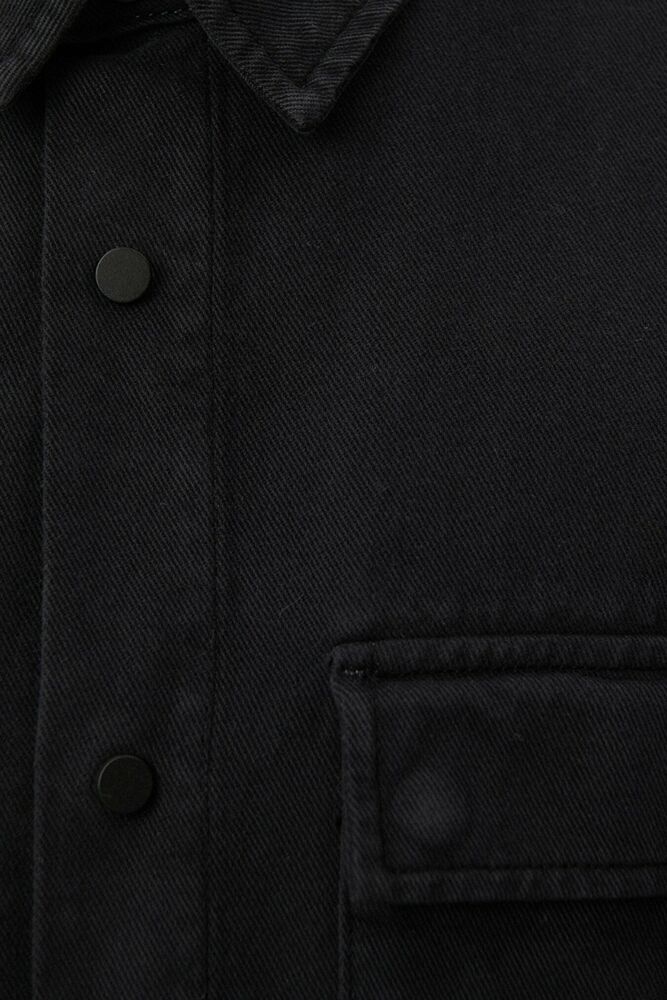 Mavi Logan Black Utility Denim Erkek Jean Gömlek 0210774-85822 - 5