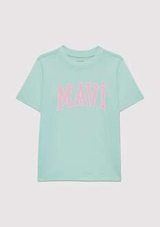 Mavi Logo Açık Turkuaz Çocuk Tişört 7610109-71643 - 2