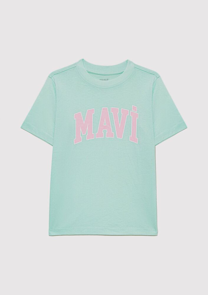 Mavi Logo Açık Turkuaz Çocuk Tişört 7610109-71643 - 2