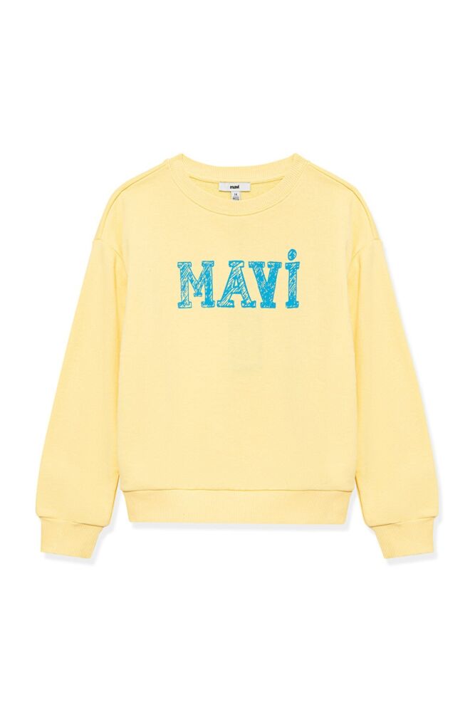 Mavi Logo Baskılı Çocuk Sweat 7S10037-71315 - 1