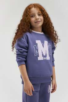 Mavi Logo Baskılı Çocuk Sweat 7S10050-700661 - 1