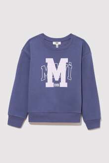 Mavi Logo Baskılı Çocuk Sweat 7S10050-700661 - 2