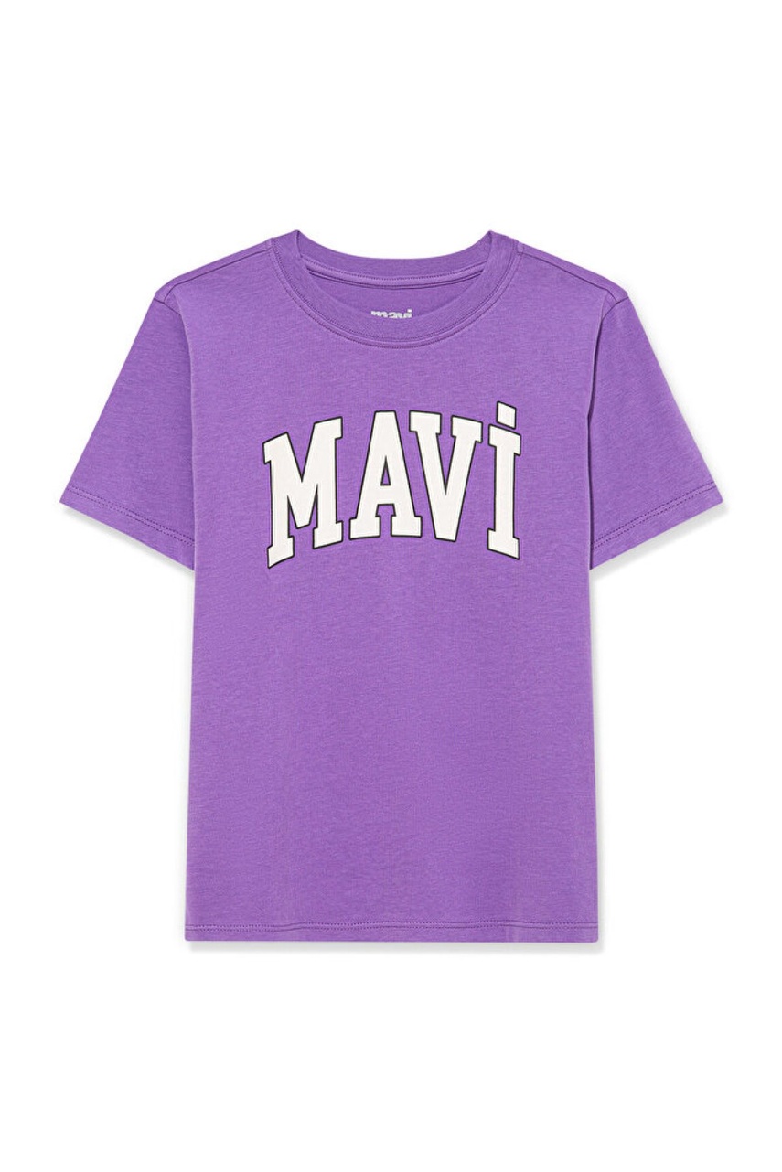 Mavi Logo Baskılı Çocuk Tişört 6610030-70606 - 1