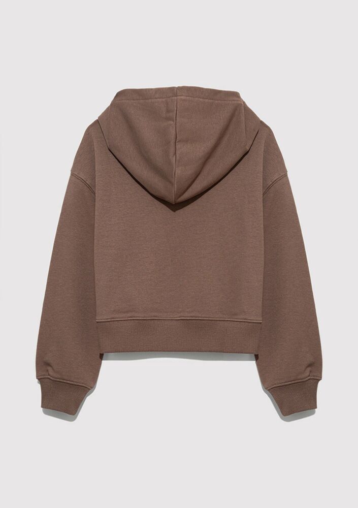 Mavi Logo Baskılı Kapüşonlu Çocuk Sweat 7S10124-87181 (1)