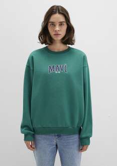 Mavi Logo Baskılı Loose Fit Kadın Sweat 1S10372-71918 - 3