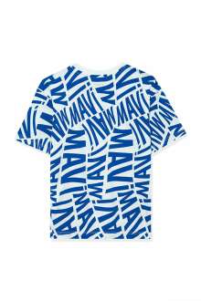 Mavi Logo Baskılı Mavi Çocuk Tişört 6610174-70911 - Mavi (1)