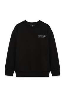 Mavi Logo Baskılı Siyah Çocuk Sweat 6S10034-900 - 3