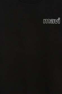 Mavi Logo Baskılı Siyah Çocuk Sweat 6S10034-900 - 5