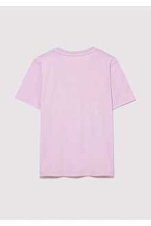 Mavi Logo Baskılı Toz Orkide Moru Çocuk Tişört 7610222-70505 - Mavi (1)