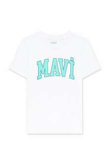 Mavi Logo Beyaz Çocuk Tişört 7610109-620 - 3