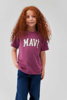 Mavi Logo Çocuk Tişört 7610109-70651 - Mavi (1)