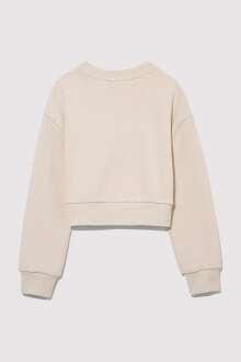 Mavi Logo Crop Bej Çocuk Sweat 7S10078-70072 - 3