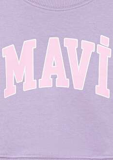 Mavi Logo Crop Lila Çocuk Sweat 7S10097-86954 - 4