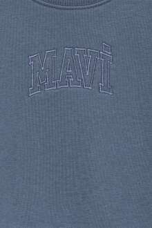 Mavi Logo Crop Puslu Mavi Çocuk Sweat 7S10078-70871 - 5