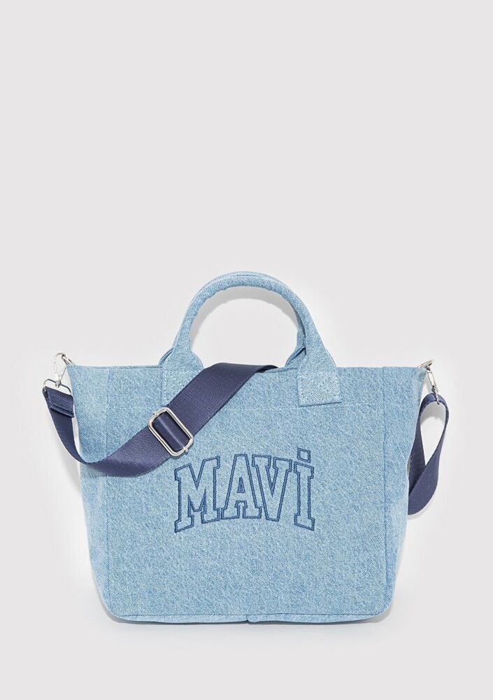 Mavi Logo Denim Tote Kadın Çanta 1913377-82770 (1)