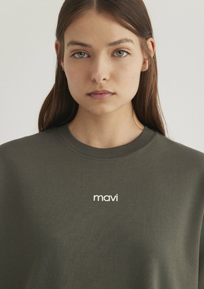 Mavi Logo Kadın Tişört 1612829-71553 - 5