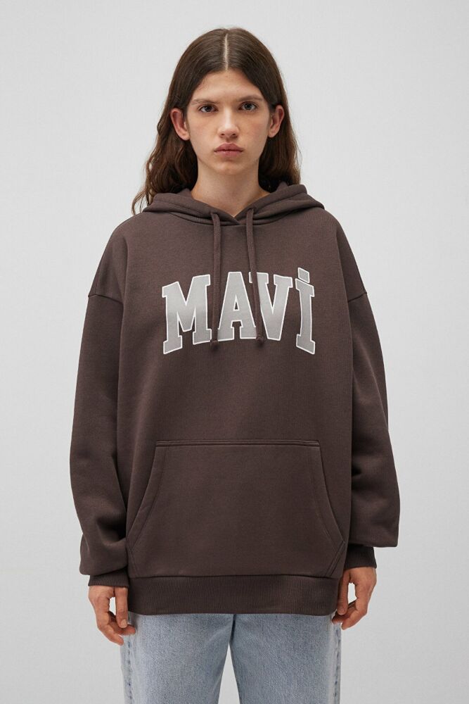 Mavi Logo Kapişonlu Kadın Sweat 1600361-70222 - 3
