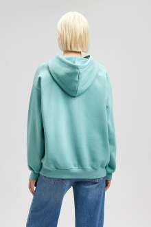 Mavi Logo Kapişonlu Kadın Sweat 1600361-71823 - 5