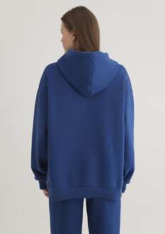 Mavi Logo Kapişonlu Koyu Lacivert Kadın Sweat 1600361-82625 - 5