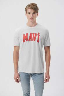 Mavi Logo Kar Melanj Erkek Tişört 0611711-82498 - Mavi (1)