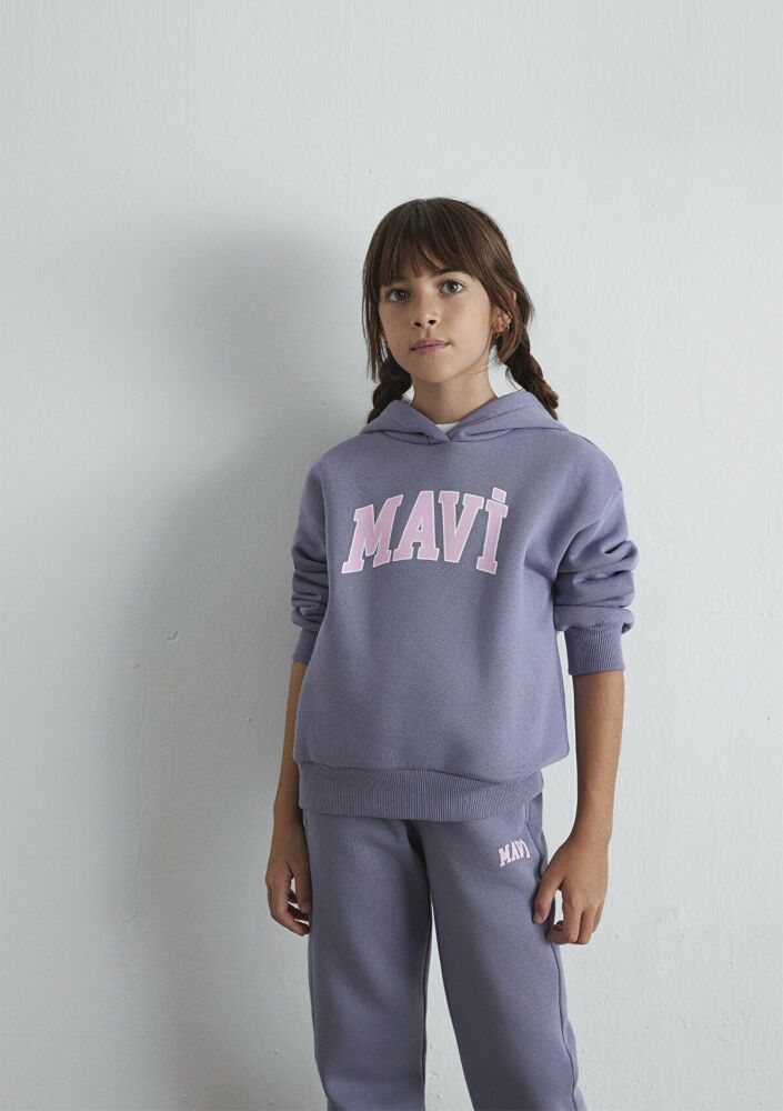 Mavi Logo Loose Fit Çocuk Sweat 7610035-88095