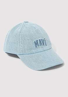 Mavi Logo Nakışlı Açık Mavi Çocuk Şapka 7910001-82324 - 2