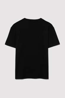 Mavi Logo Nakışlı Siyah Çocuk Tişört 6610214-900 - Mavi (1)